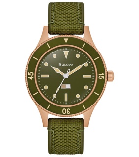 Bulova Archive Series Mil Ships 150th Anniversary Edition Herren Armbanduhr 98A324