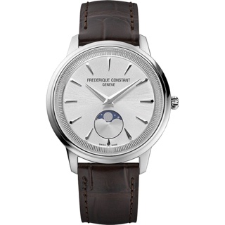 Frédérique Constant Moneta Moonphase Unisex Armbanduhr FC-206S3S6