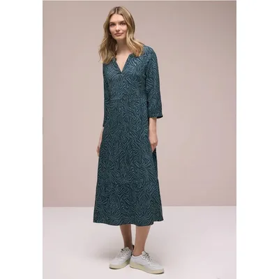 Street One Midi-Kleid mit grafischem Print