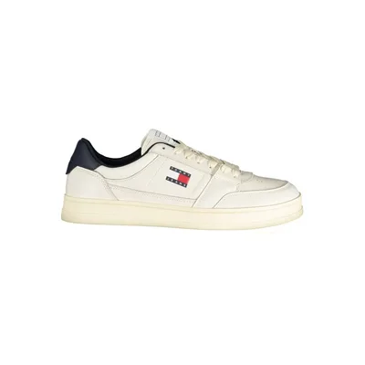 Tommy Hilfiger Weiße Leder Herren Sneaker