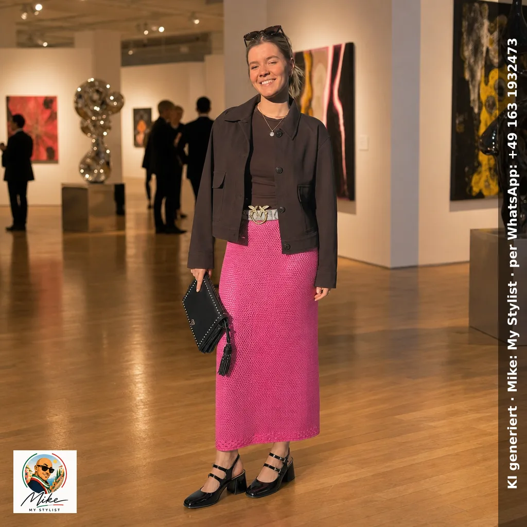 Modern Prints: Grafisches Muster auf Midirock