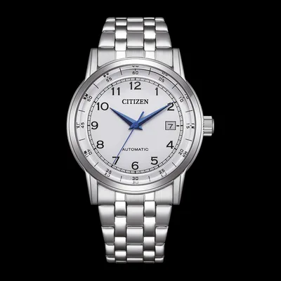 Citizen  Silber Herren Armbanduhr NJ0210-56A