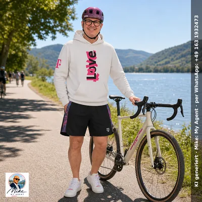 Mein Mike-Look für Fahrradtour am Rhein bei sommerlichem Wetter
