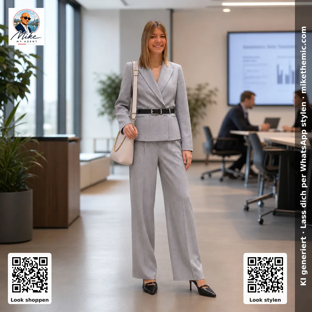 Business Casual: Blazer mit Chinohose