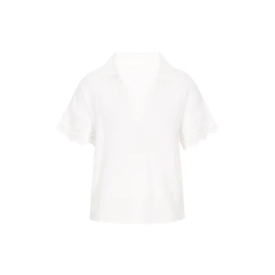 Faina Bluse Frauen Weiß