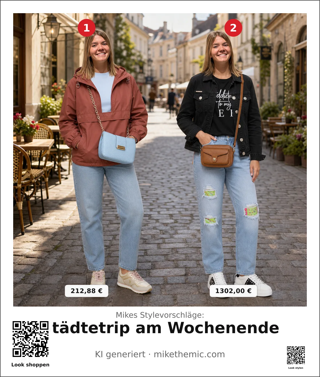 Workwear-Style: Utility-Jacke mit Barrel-Jeans