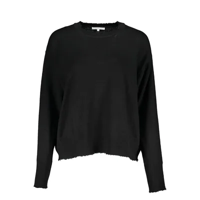 Entspannte Passform Merinowolle Pullover