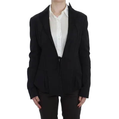 Maßgeschneiderter Blazer mit langen Ärmeln und Bindegürtel