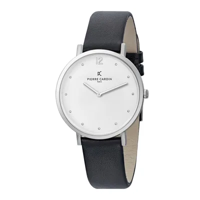 Pierre Cardin Belleville Simplicity Schwarz Damen Armbanduhr CBV.1007