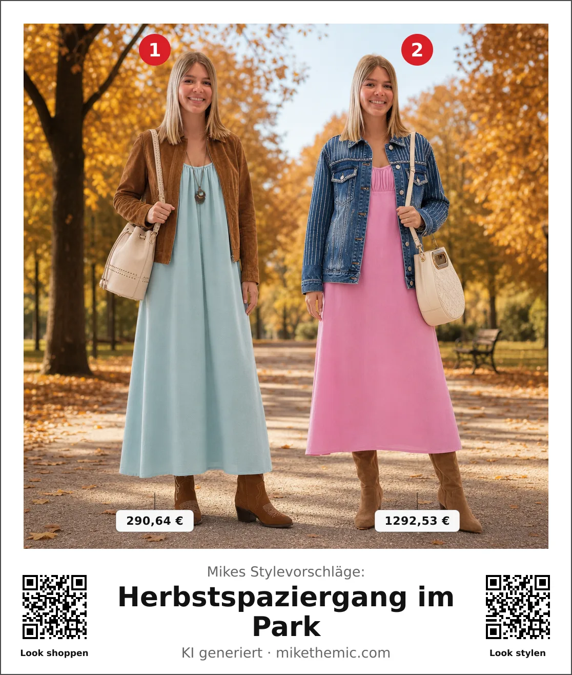 Boho-Vibes: Maxikleid mit Wildlederjacke