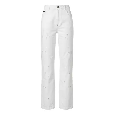 Jeans Mit Geradem Schnitt