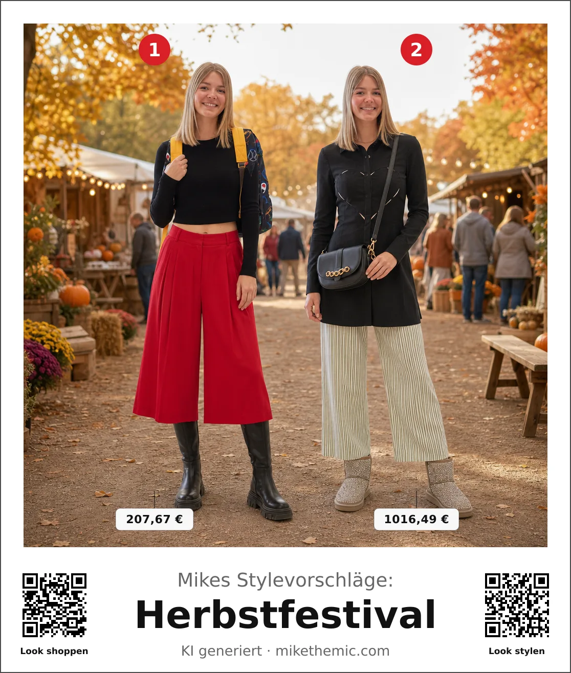 Culotte mit hohen Stiefeln