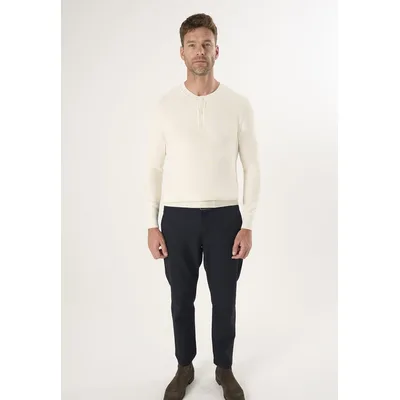 Pullover Pullover Mit Rundhalsausschnitt Und Knöpfen