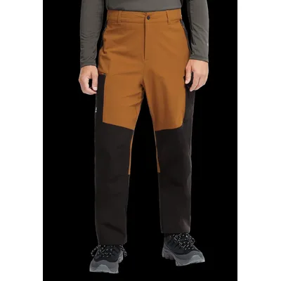 Jack Wolfskin Ridge Hike Pants Men Winddichte Atmungsaktive Wanderhose Herren 52 brown
