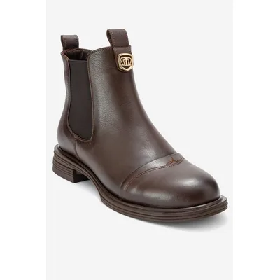 Sidney Leder Chelsea-Boot mit Schnalle