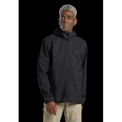 Jack Wolfskin Bornberg Hoody Men Winddichte Softshelljacke Herren S black