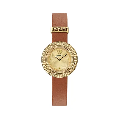 Versace La Greca Damenarmbanduhr VE8C00124 in Braun