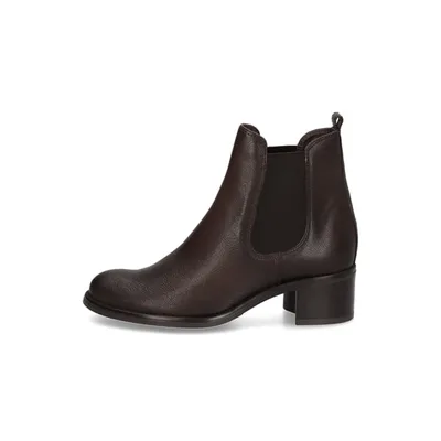Glattleder Stiefelette