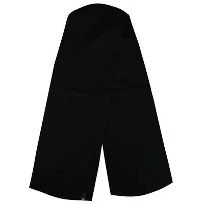 Puma Einfarbiger schwarzer Schal