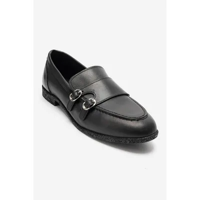 Daly Leder Schnallen Loafer